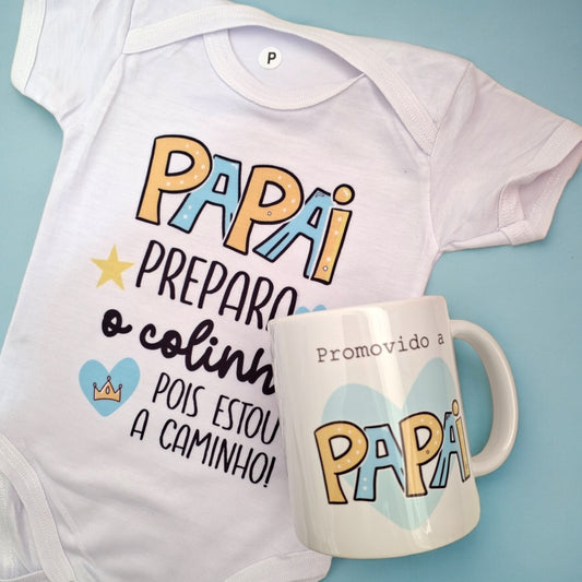 CANECA E BODY "PROMOVIDO A PAPAI"